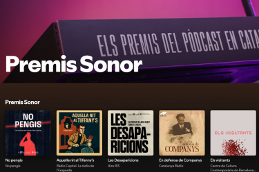 Spotify publica una llista de reproducció amb els finalistes dels Premis Sonor 2026