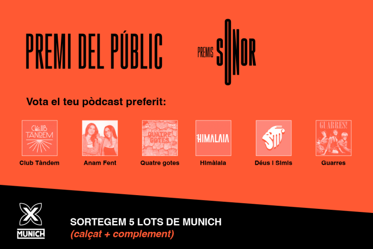 Ja pots votar el teu pòdcast preferit! S’obren les votacions per al Premi del Públic dels Sonor 2026